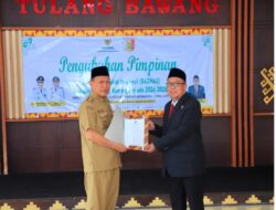 Ir. Rudi Febriansyah Resmi menerima amanah sebagai ketua BAZNAS Kabupaten Tulangbawang